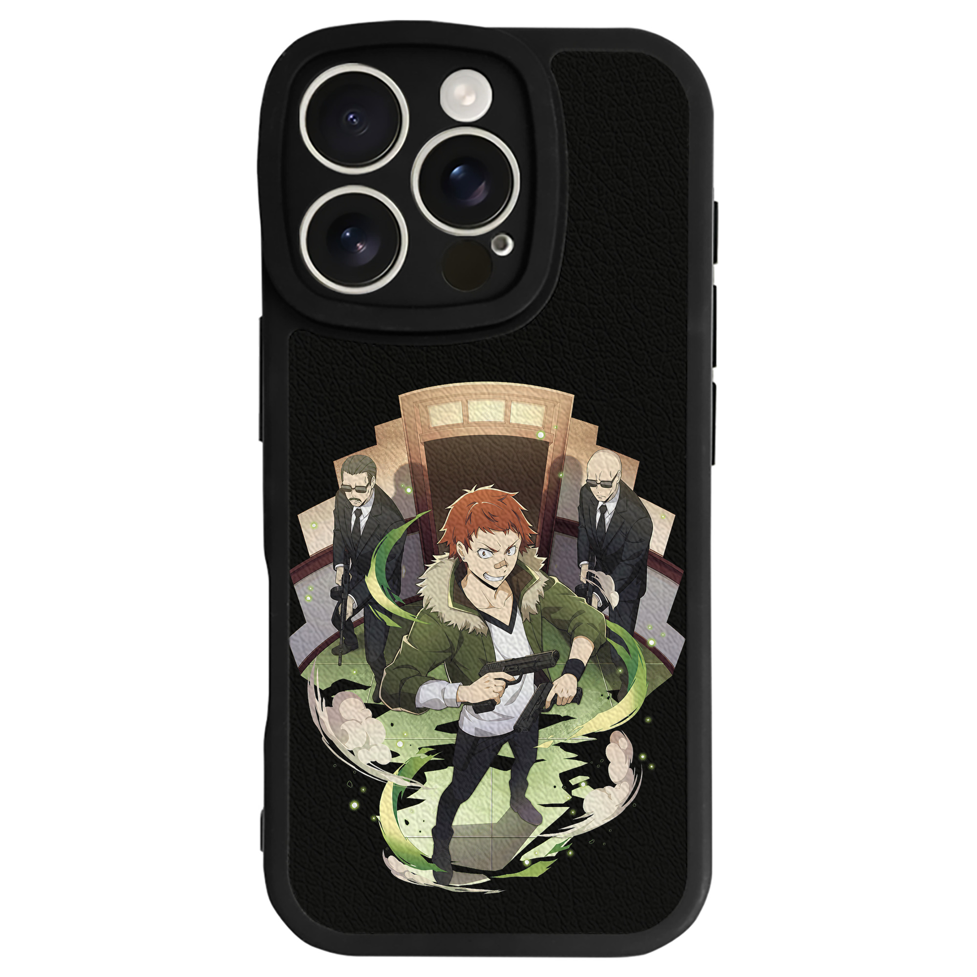 （画像用） 文豪ストレイドッグス Bungo Stray Dogs 【iPhone 16シリーズ対応】シリコンスマホケース（レザー調） 材質：シリコン